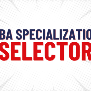 MBA Specialization Selector